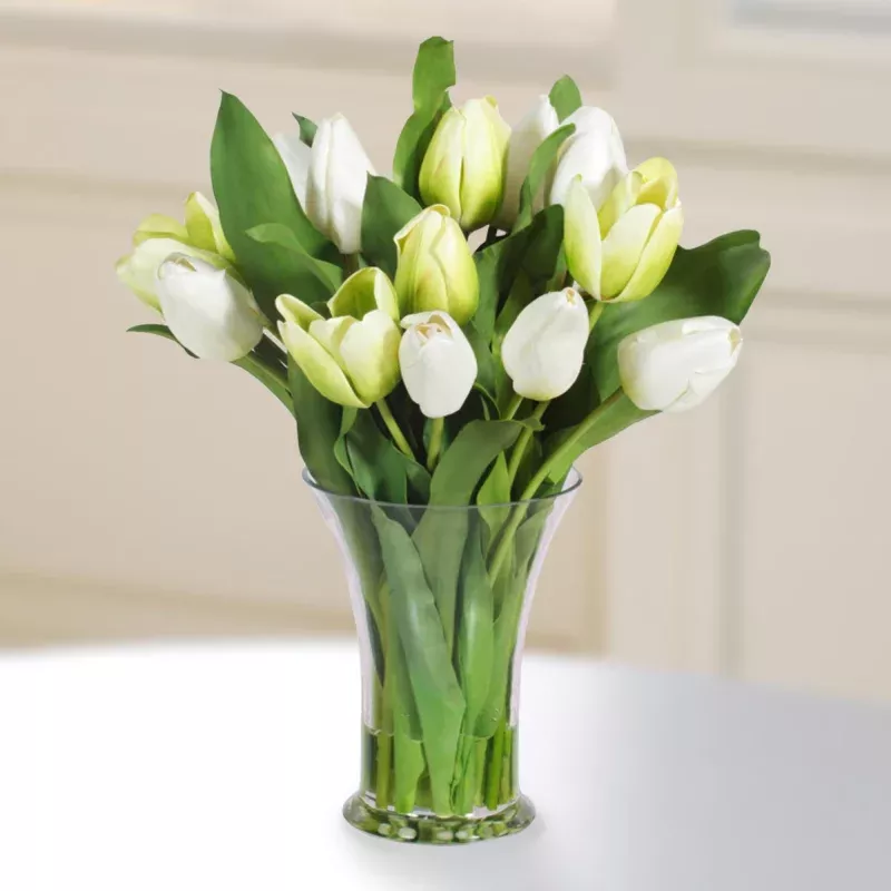 Tulip in Glass 16"