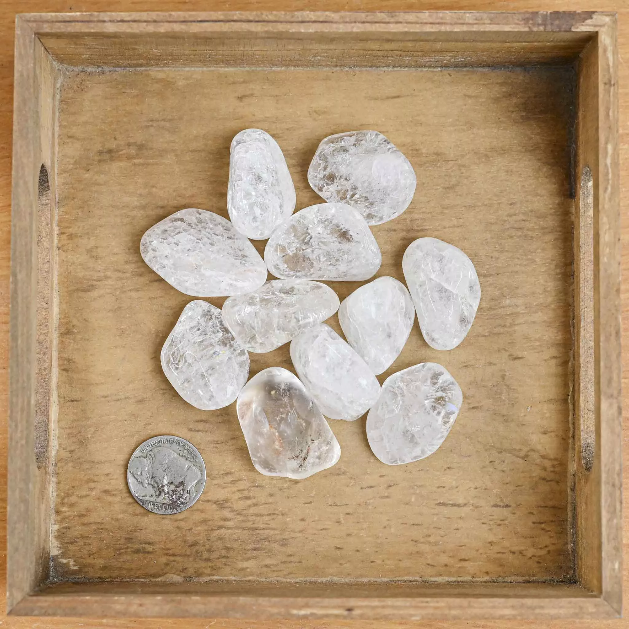 Tumbled Cracked Quartz (1 Stone)