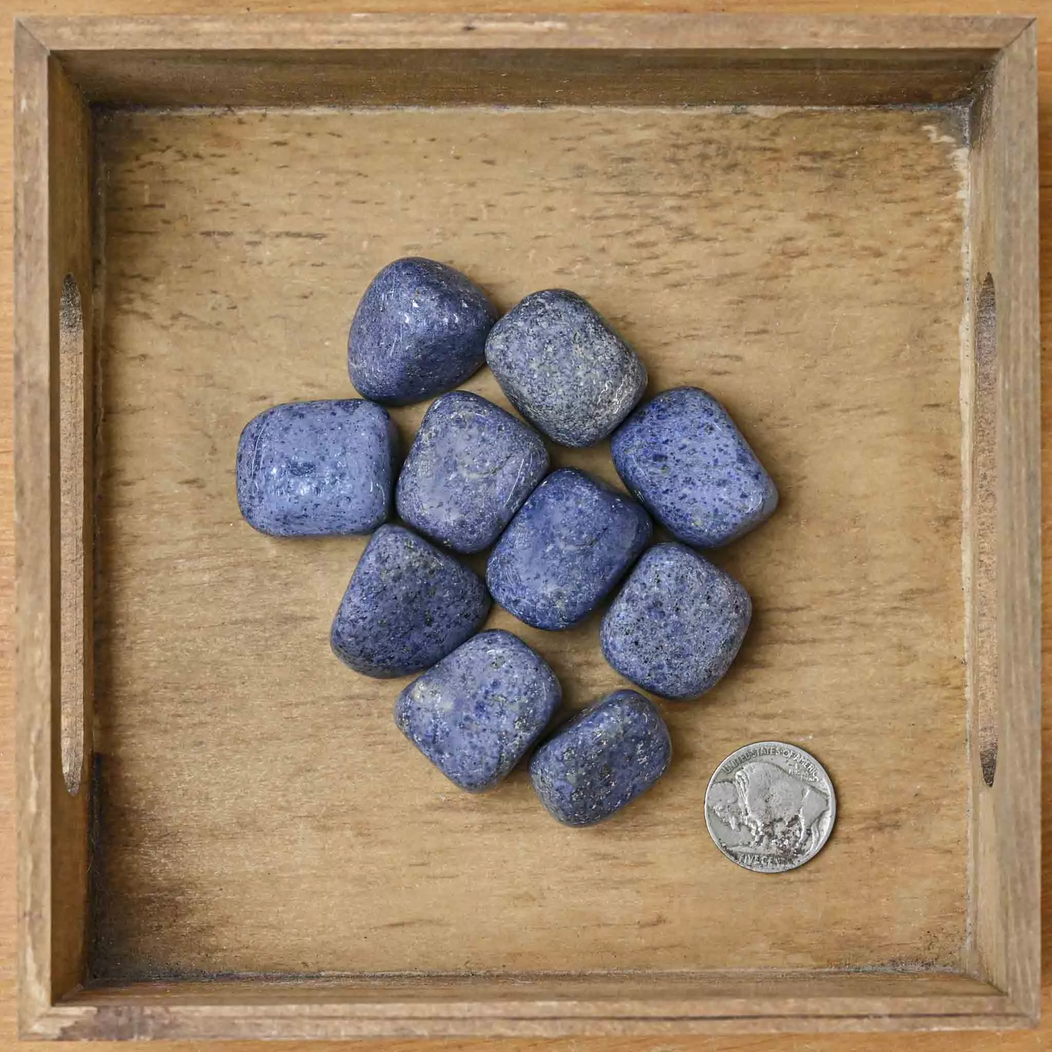 Tumbled Dumortierite (1 Stone)