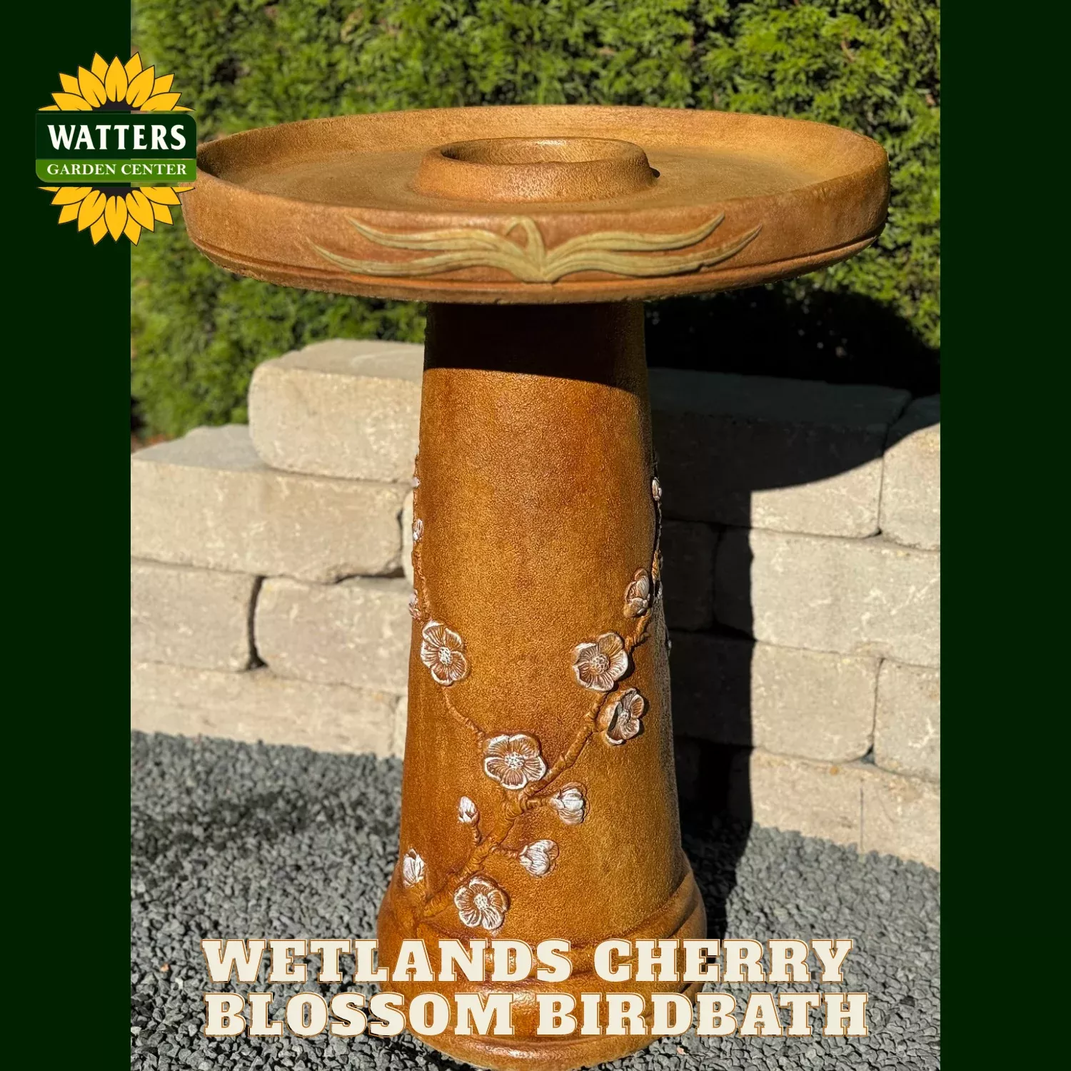WETLANDS CHERRY BLOSSOM BIRDBATH