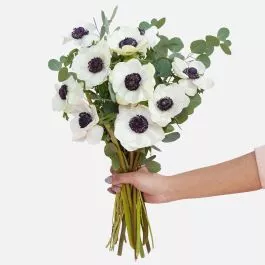 White Anemone Bouquet
