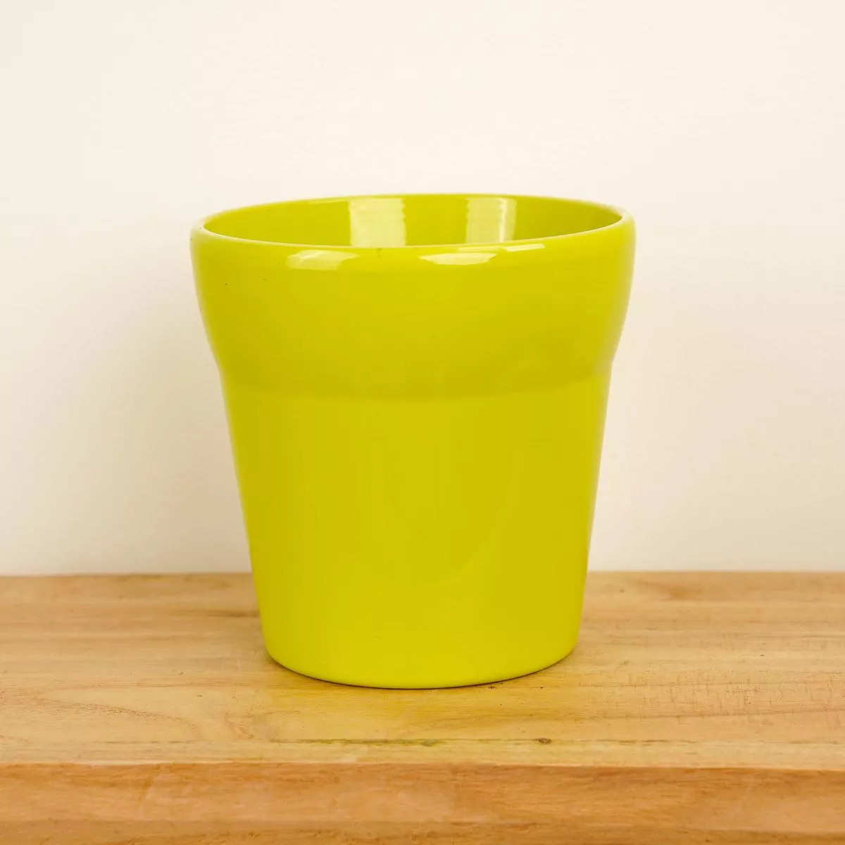 Wide Rim Pot | Lime Green