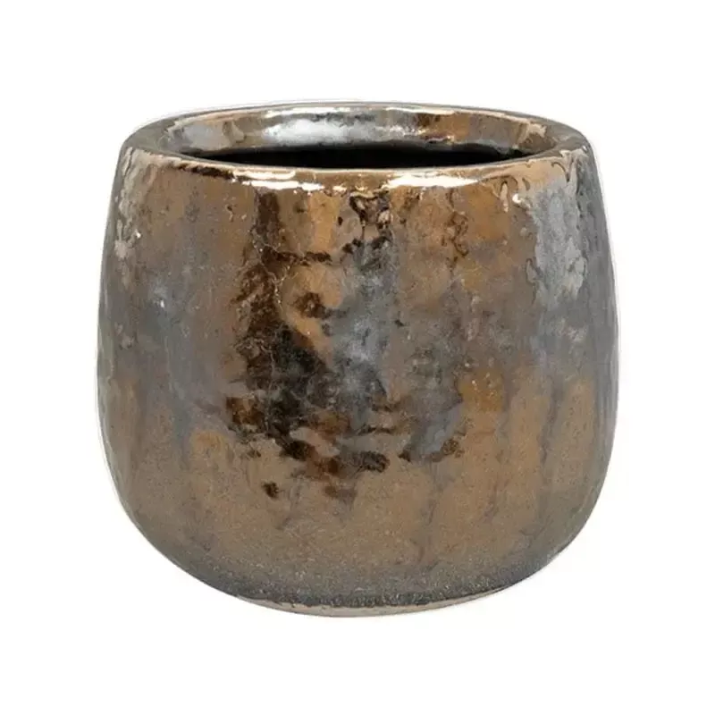 Yvette Plant Pot 7cm Height 6.5cm Dia Pot Gold