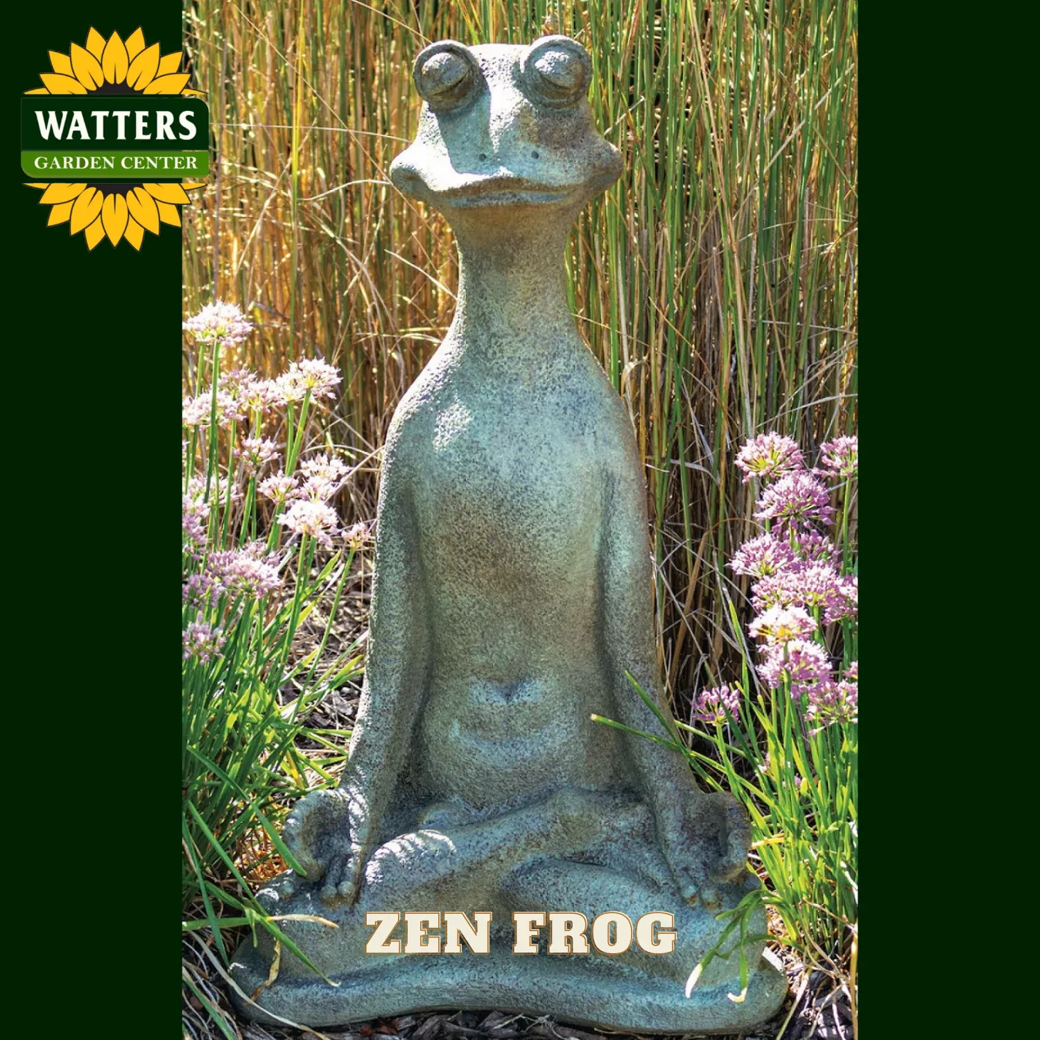 ZEN FROG STATUE